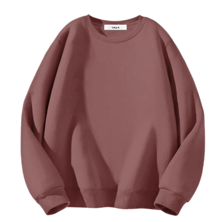 RZ 무지 베이직 특양면 맨투맨 티셔츠