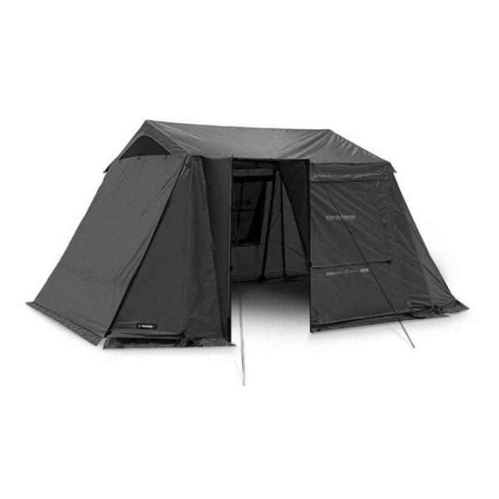 코트하우스 텐트 와일드필드 2인용 블랙 컬러 캐빈형 이너텐트 포함 오토캠핑(본 상품은 1+1옵션으로 주문수량의 2배수량으로 배송)