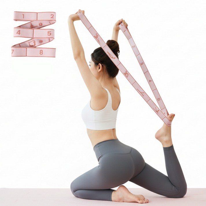 ONDOBIUM 요가 필라테스 단계별 어깨 스트레칭 근력 저항 운동 밴드
