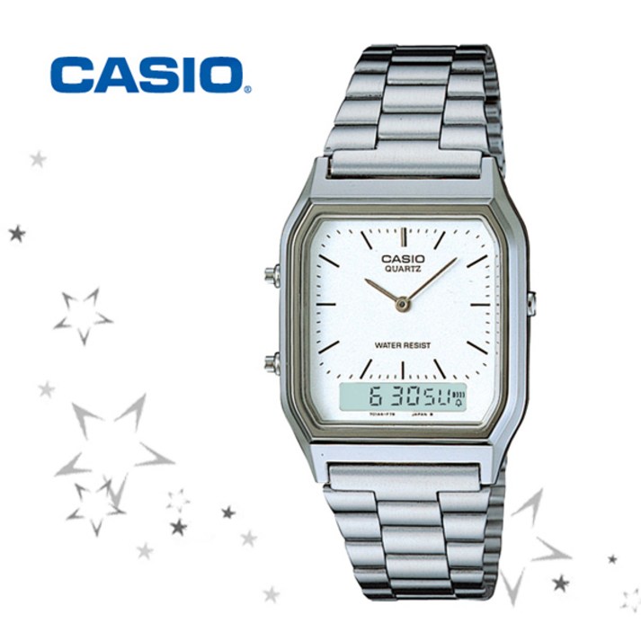카시오 AQ-230A-7 카시오시계 CASIO 남녀공용 아날로그 디지털 시계