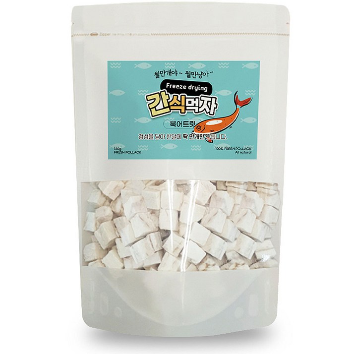 간식먹자 동결건조 트릿, 북어, 1개, 120g 간식먹자 동결건조 트릿, 북어, 1개, 120g