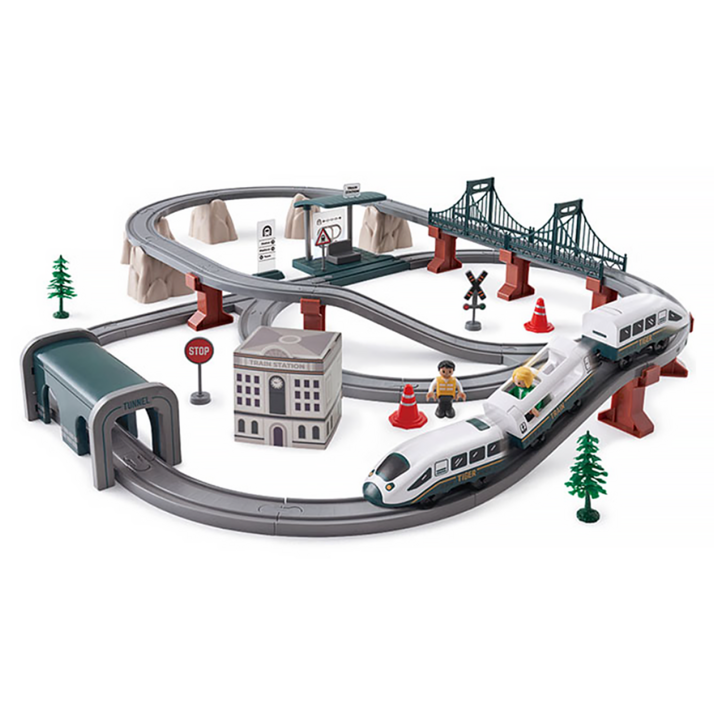 마이리틀타이거 엔진 트레인시티 기차 작동완구