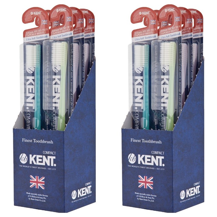 켄트 콤팩트 초극세모 칫솔세트