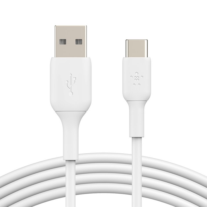 벨킨 부스트업 USB C타입 고속 충전케이블, 3m, 화이트 벨킨 부스트업 USB C타입 고속 충전케이블, 3m, 화이트