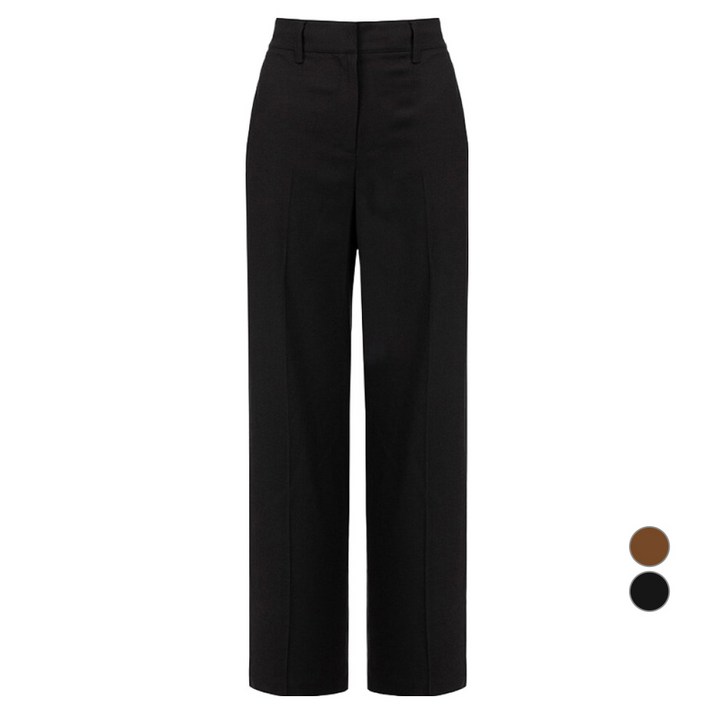 온앤온 여성용 울 세미와이드 슬랙스 NEW3WL912