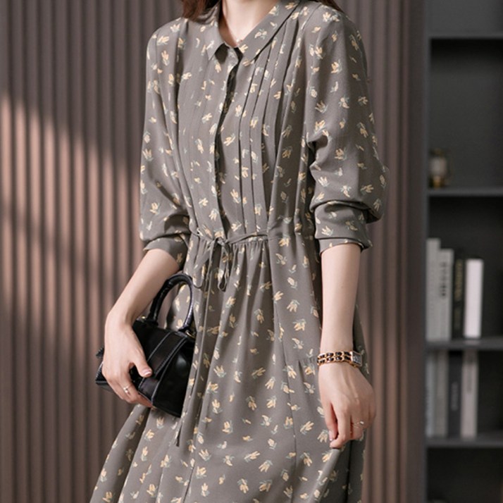 루나걸 마니즈 플라워 카라 원피스 빅사이즈 포함