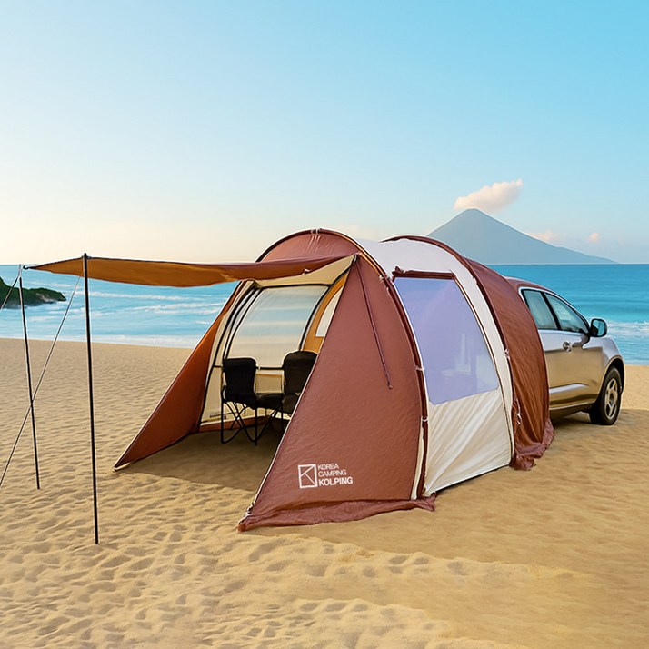콜핑 캠핑 카 차박 텐트 도킹쉘터 카쉘터
