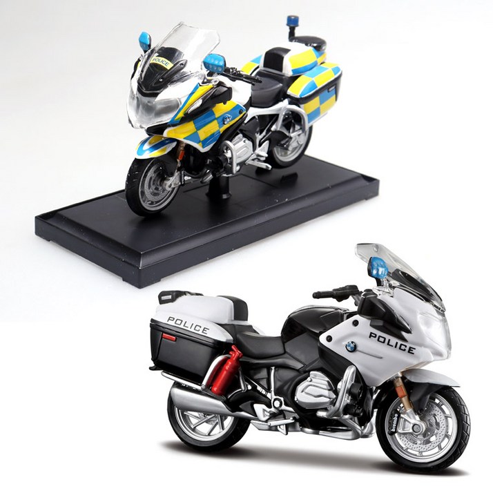 마이스토 118 BMW R 1200RT 경찰 오토바이모형 폴리스 바이크 다이캐스트 랜덤발송