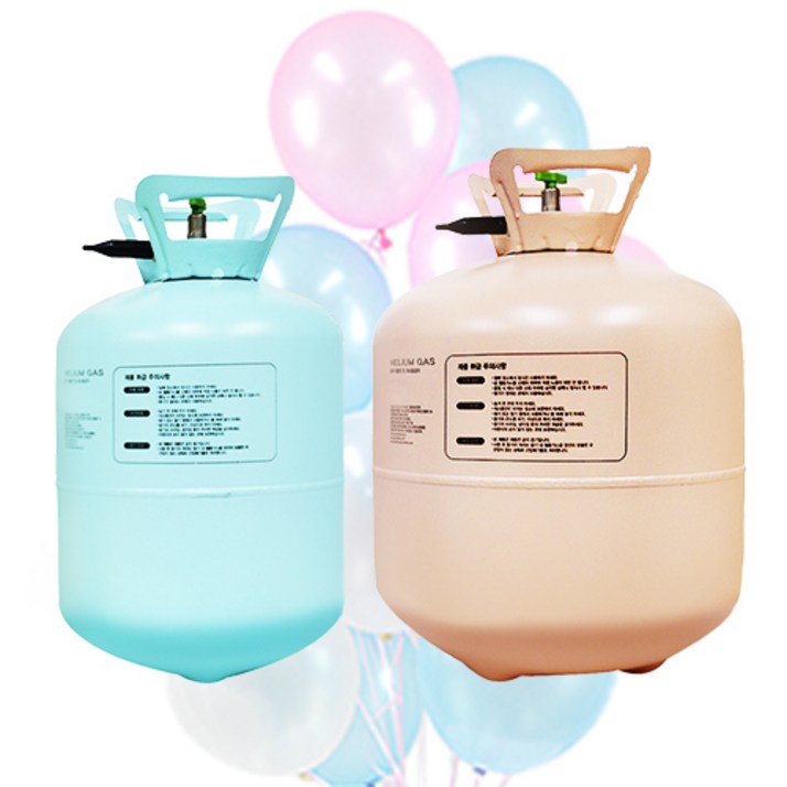 별이네파티 일회용 헬륨가스 50개용, 1세트