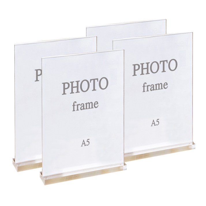 디모어 투명 아크릴 스탠드 POP광고 액자 메뉴판 안내판