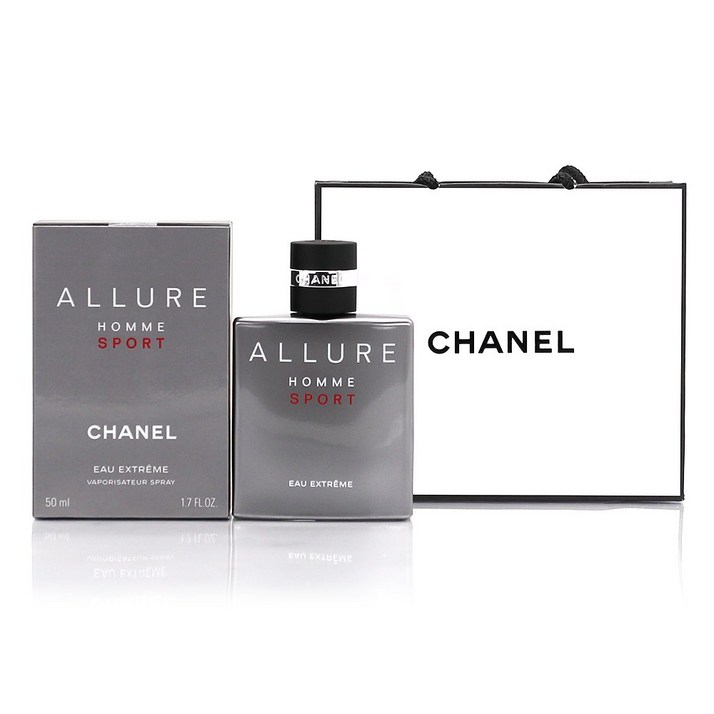 [정식 한글라벨 백화점제품] 샤넬 알뤼르 옴므 스포츠 오 엑스트렘므 오 드 빠르펭, 쇼핑백동봉