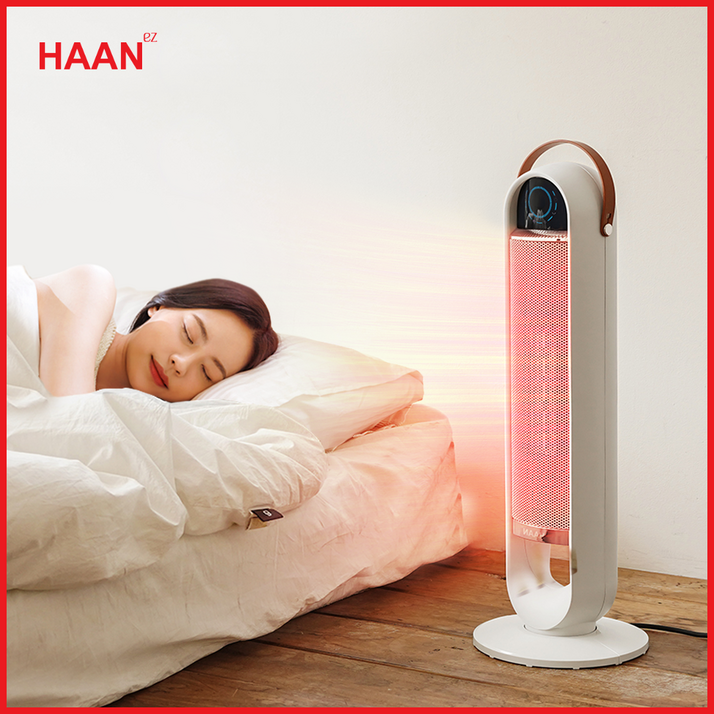 [25년형 신제품] HAAN PTC 타워 리모컨 온풍기