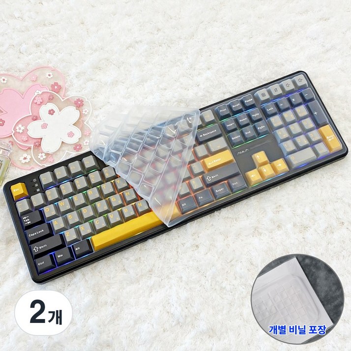 AULA 독거미 F108 전용 키스킨 실리콘 키보드덮개 커버