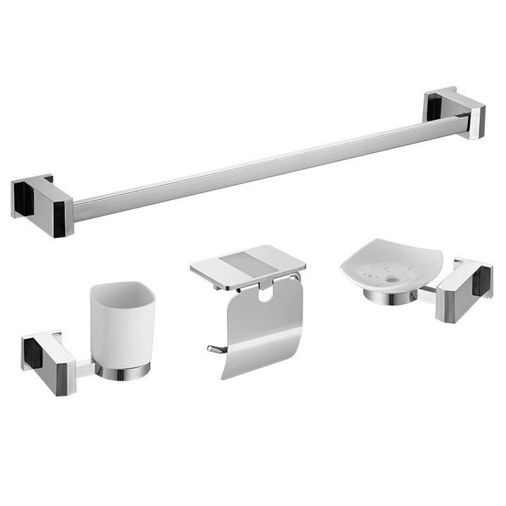 모던 심플 욕실 실속형 악세사리 4종 세트