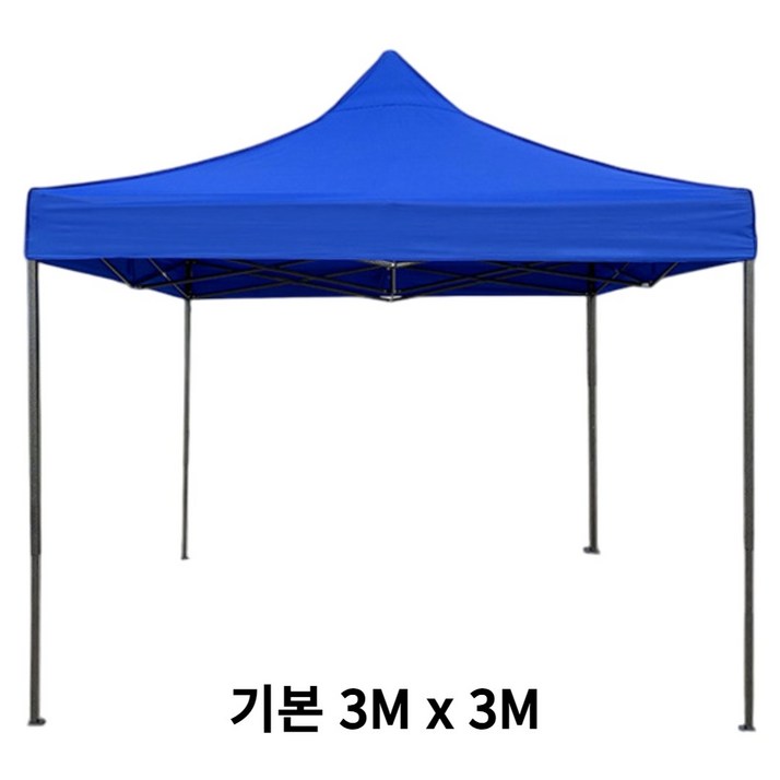 스톰가드 튼튼한 캐노피 천막 PU 자외선 차단, 블루