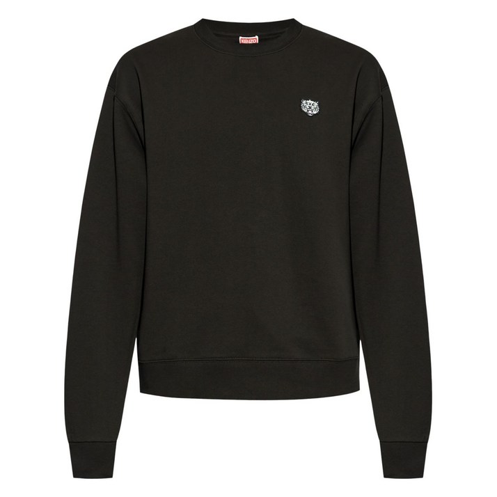 겐조 로고 패치 코튼 스웨트셔츠