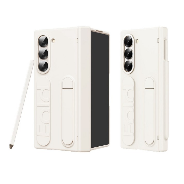 리네시 갤럭시 Z 폴드 슬림 힌지보호 풀커버 그립 스탠드 케이스 + S펜