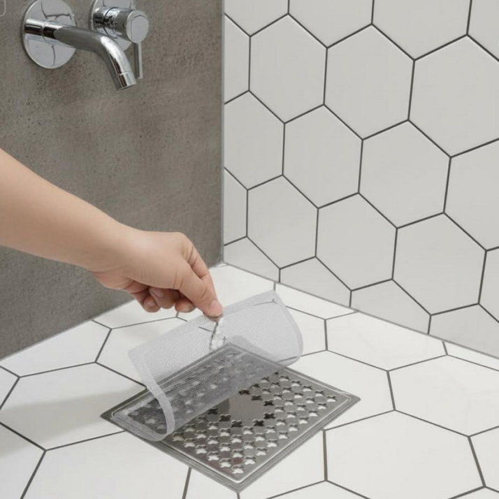 르벳노 대형 욕실 배수구 거름망 배수구망 필터