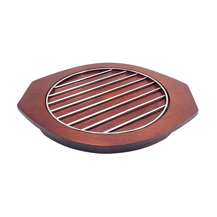 화로 보강 받침대 세트 캠핑 그릴 화로 받침목 테이블보호, 1개