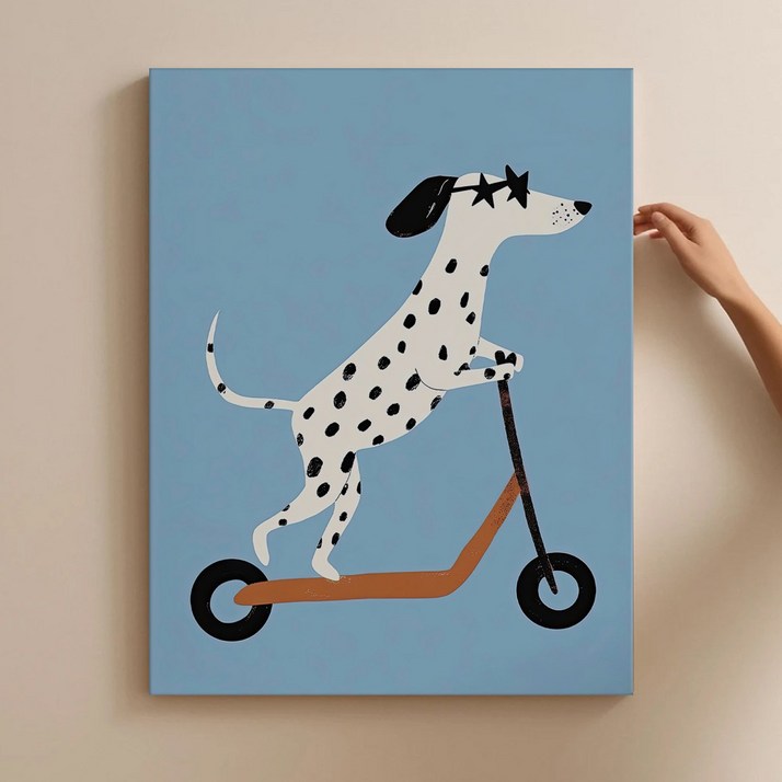 모던 동물 일러스트 아이방 인테리어 그림 27종 캔버스 그림액자 1-9 아기방 벽장식 동물그림