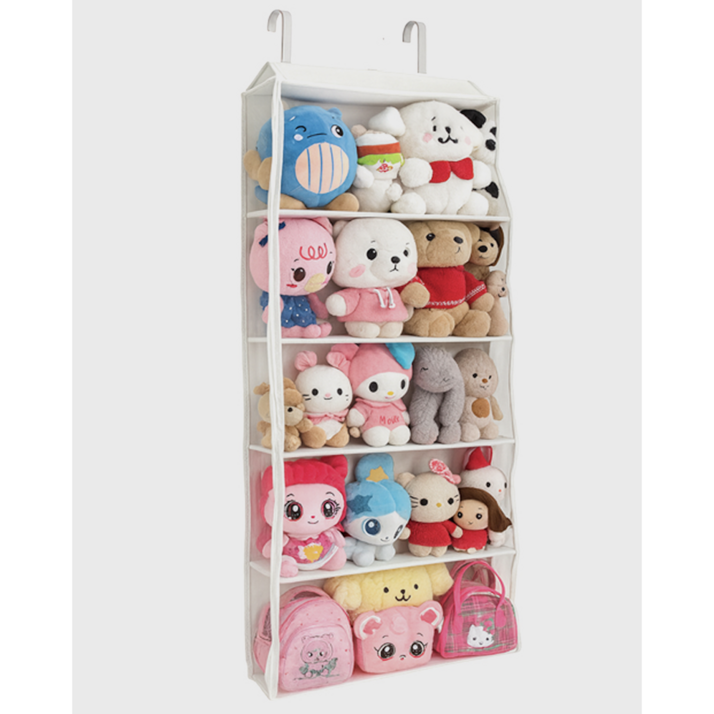mRluv 문걸이 투명 인형 보관함