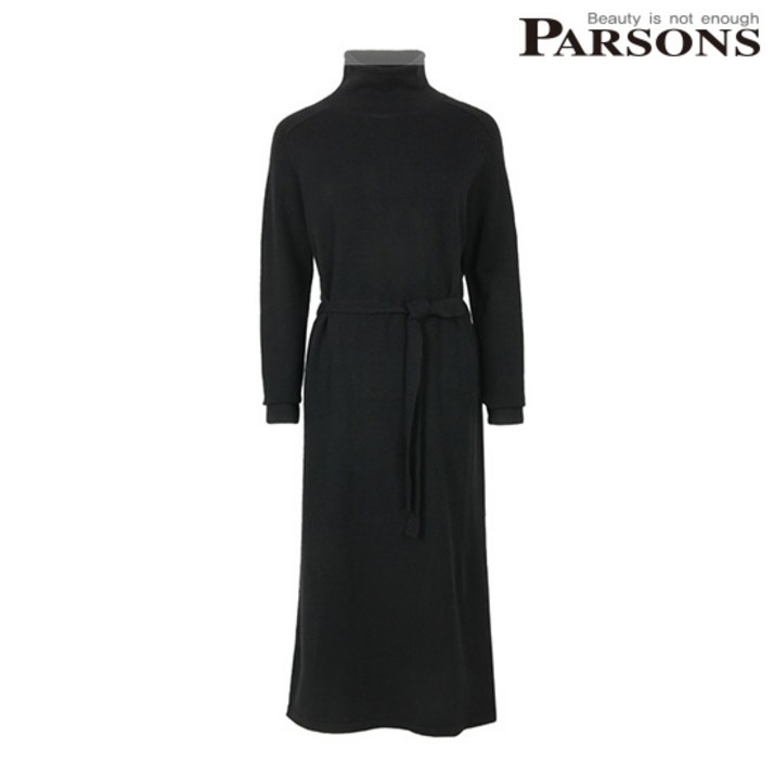 파슨스 Herewhere TurtleNeck Belted Knit Dress WHRRANO01