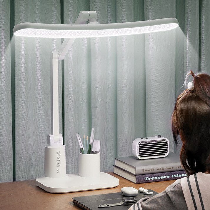 ALLILIO 스탠드 학습용 LED 와이드 스탠드 블루라이트 차단 시력보호 공부조명 ALLILIO 스탠드 학습용 LED 와이드 스탠드 블루라이트 차단 시력보호 공부조명