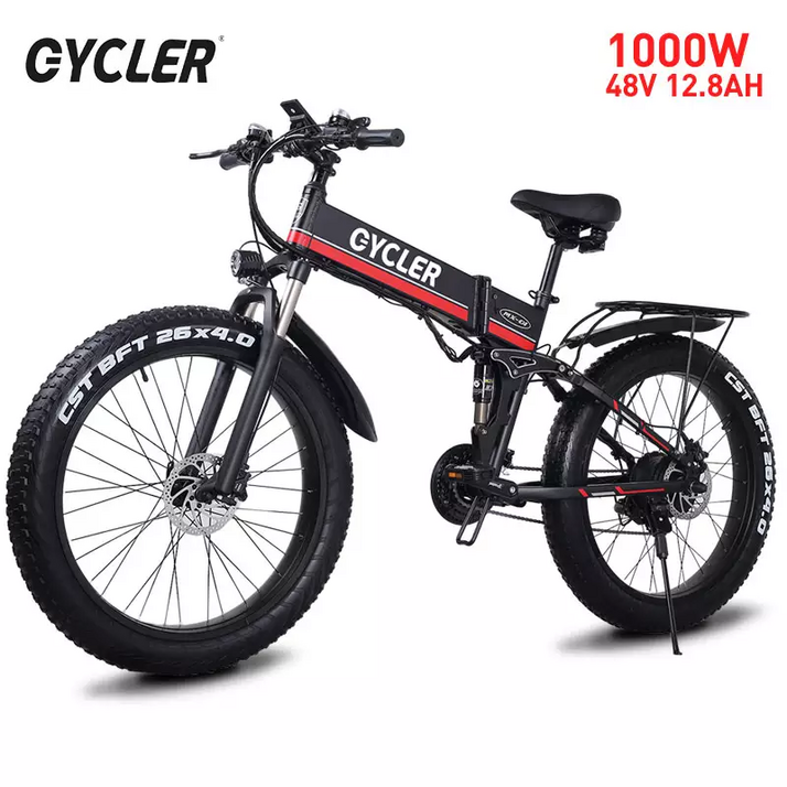 CYCLER MX01 전기자전거 26인치 팻바이크 로드자전거 MTB자전거, 그린