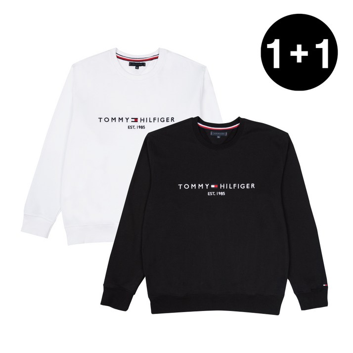 11 타미힐피거 공용 자수 맨투맨