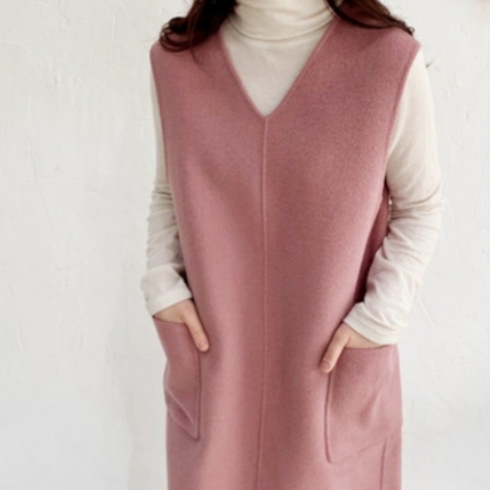 [고퀄] 핑크 로맨스 핸드메이드 원피스 (울80%)