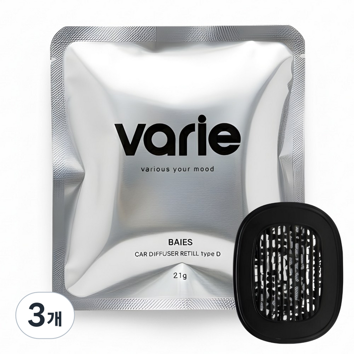 바리에 차량용 방향제 리필 베이, 생제르망 (딥디크 케이스 호환 가능), 3개, 딥디크 호환 베이