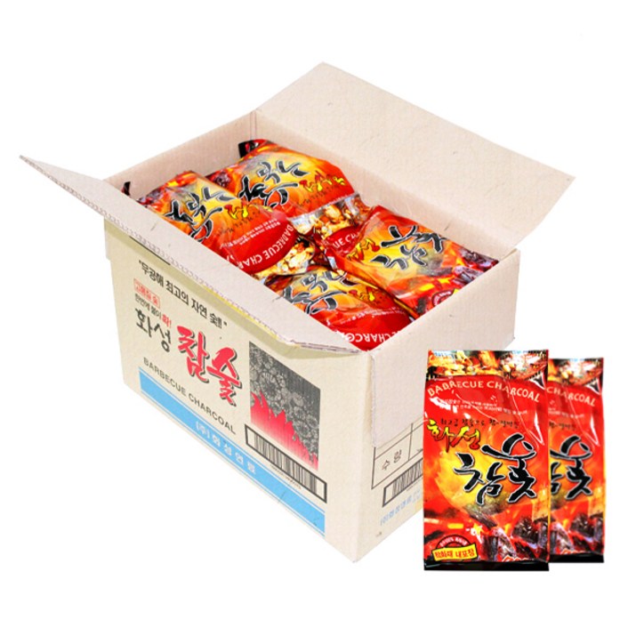 화성 바베큐 참숯, 20개, 700g 화성 바베큐 참숯, 20개, 700g