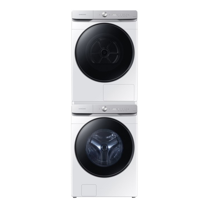 삼성전자 그랑데 AI 세탁기 WF21T6500KW + 건조기 DV19T8745BW 21kg + 19kg 직렬설치 패키지 방문설치