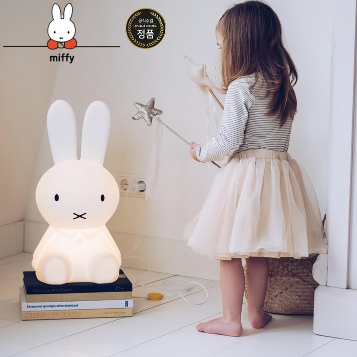 miffy 미피  토끼 무드등 무선 리모컨 16색 색상변화 토끼등 KC 안전 거실 분위기 조명 침실 수면등 아기 수유등 캐릭터 취침등 귀여운 스탠드 인테리어 집들이 선물 소형 대형