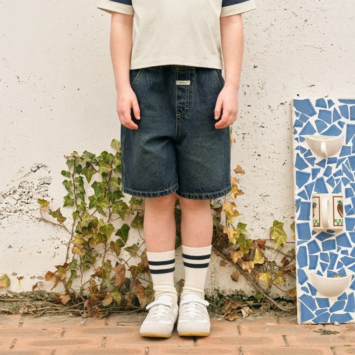 마리떼프랑소와저버 아동용 ENFANT LONG BERMUDA DENIM PANTS 마리떼프랑소와저버 아동용 ENFANT LONG BERMUDA DENIM PANTS