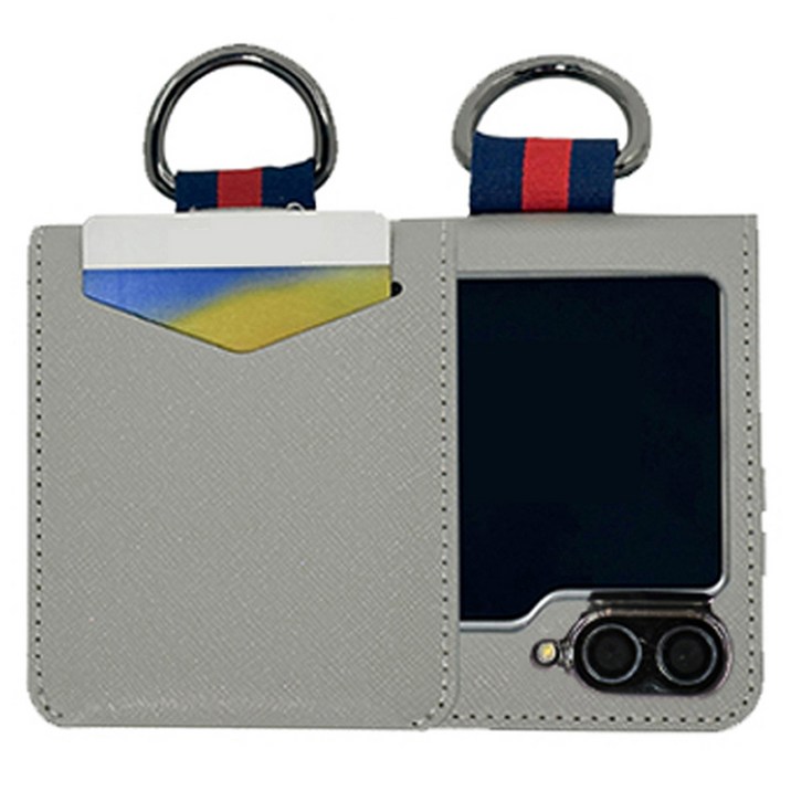 스메르 루미노스 가죽 링고리 힌지보호 카드수납 휴대폰 케이스