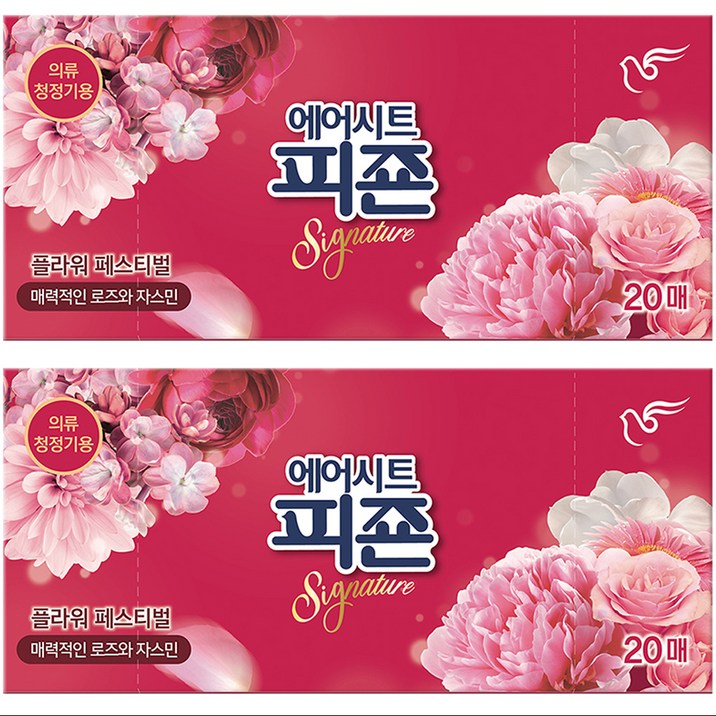 피죤 의류청정기용 에어시트 플라워 페스티벌 본품