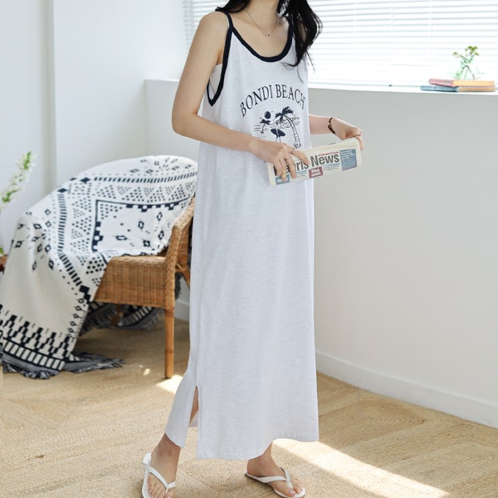 본다이 비치 끈 임산부 원피스