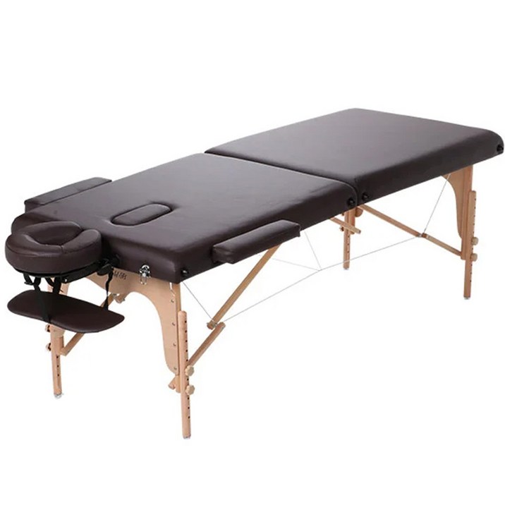 세븐뷰티 접이식 마사지 침대, 접이식마사지침대DXU-005_다크브라운