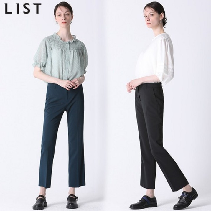 [리스트] 심플 솔리드 슬림 슬랙스