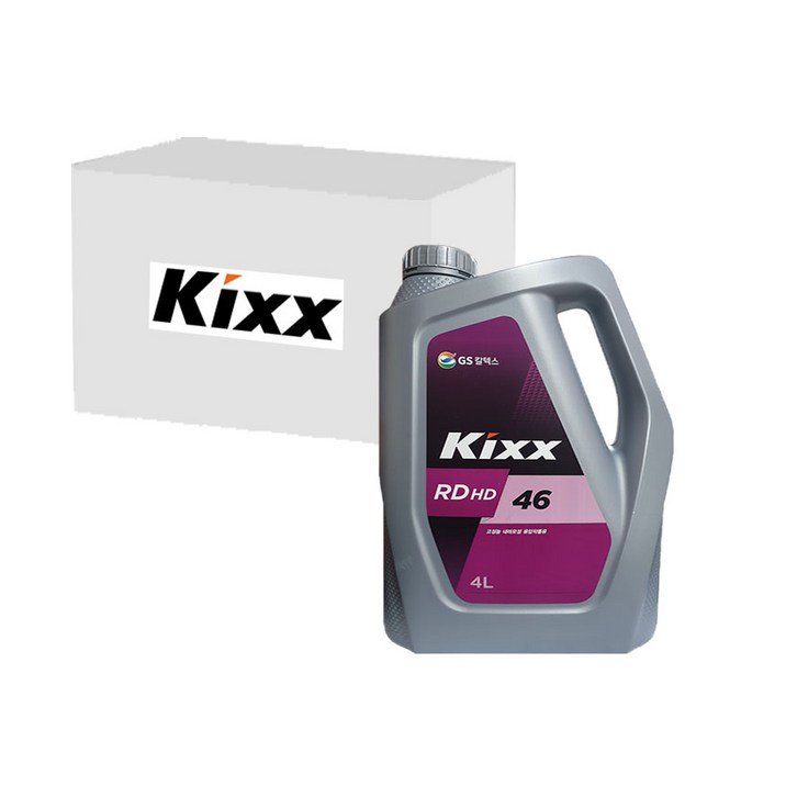 KIXX RD HD 란도46 4L 킥스 유압유 유압작동유 (4L x 4개), 4개 7753869022