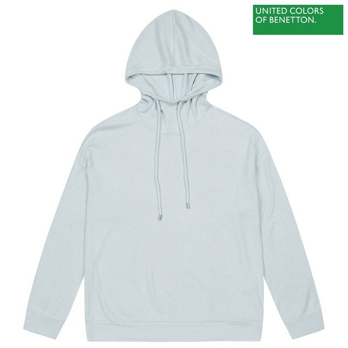 베네통  Loose fit hooded t-shirt 2F 3JLVD2009 93G