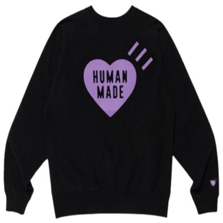 휴먼메이드 하트 스웨트 셔츠 맨투맨 HM30CS086