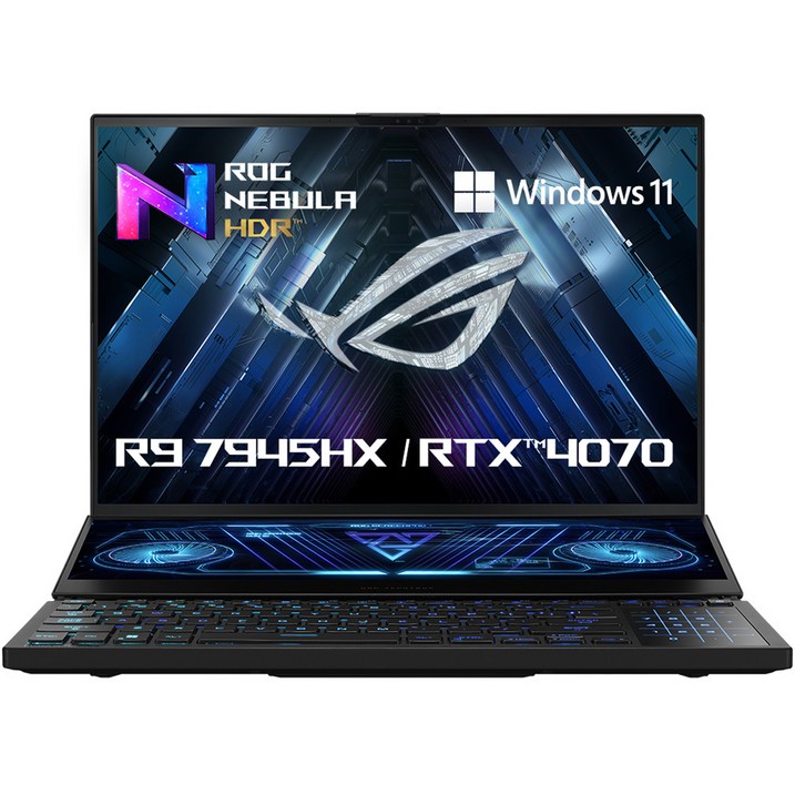 에이수스 ROG 제피러스 듀오 16 라이젠9 라이젠 7000 시리즈 지포스 RTX 4070, Black, 3TB, 32GB, WIN11 Home, GX650PINM021W 에이수스 ROG 제피러스 듀오 16 라이젠9 라이젠 7000 시리즈 지포스 RTX 4070, Black, 3TB, 32GB, WIN11 Home, GX650PINM021W