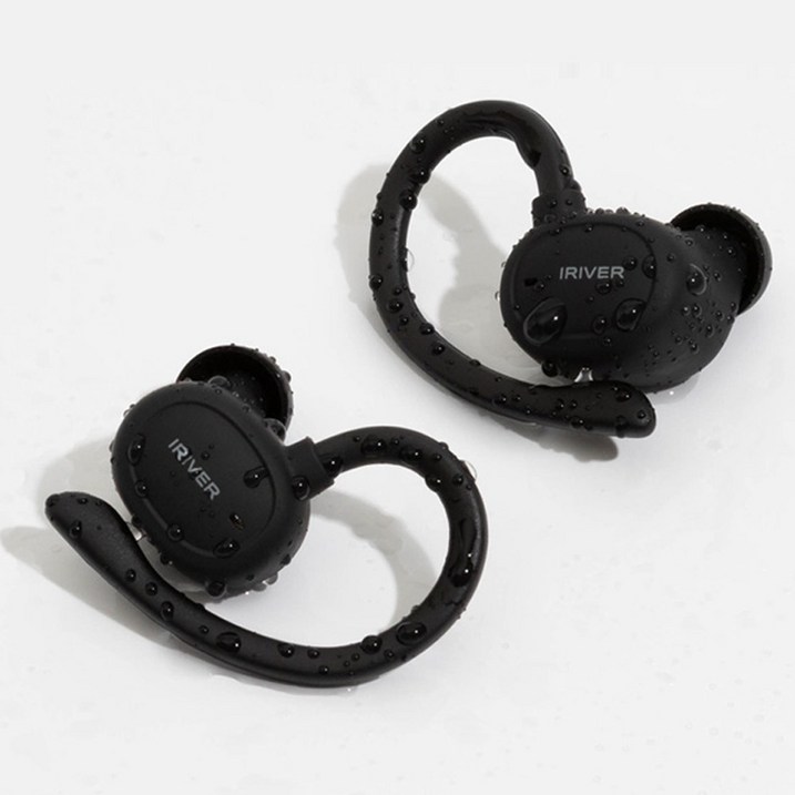 아이리버 ITW-G9 TWS 무선 블루투스 5.1 이어폰 귀걸이형, 블랙 20230629