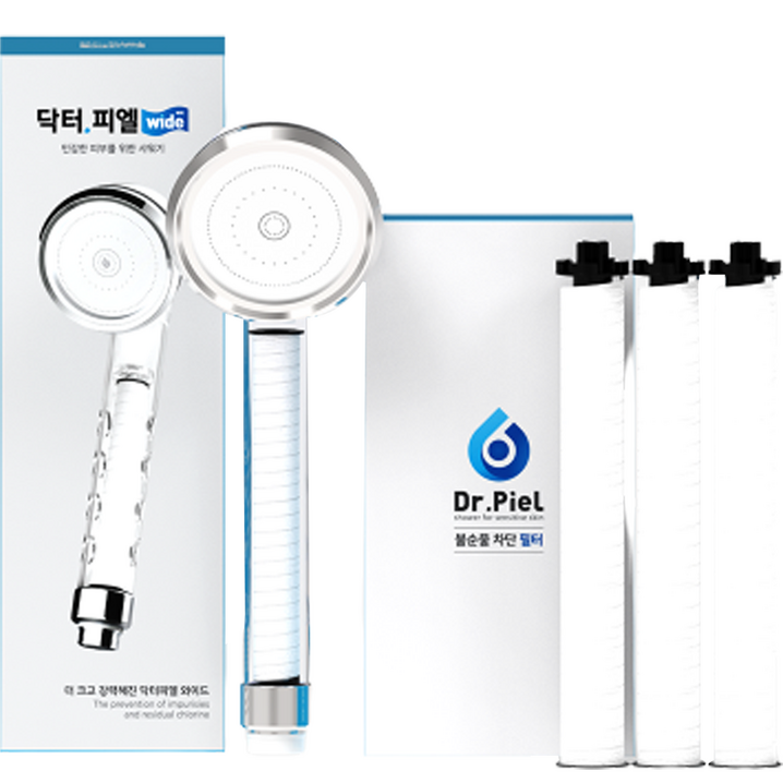 닥터피엘 와이드 필터 샤워기 1차 필터 3p 세트