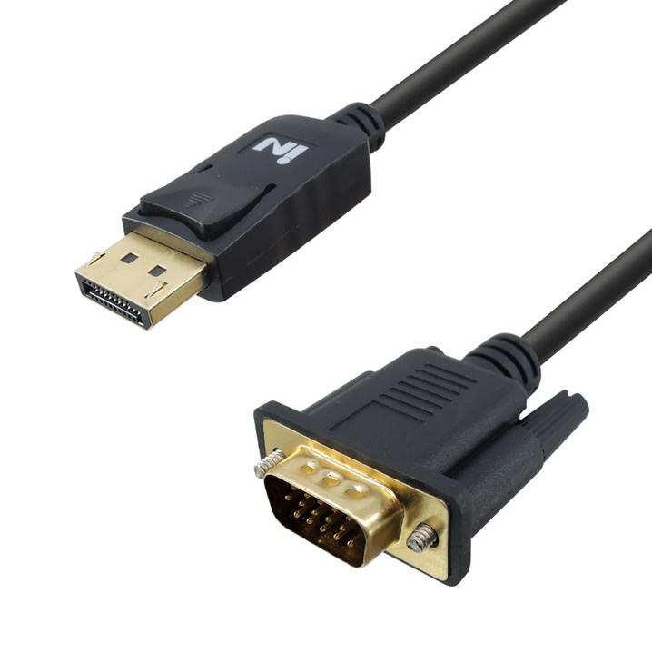 인네트워크 Displayport 1.1V to VGA 케이블 INDPV02, 1개, 2m