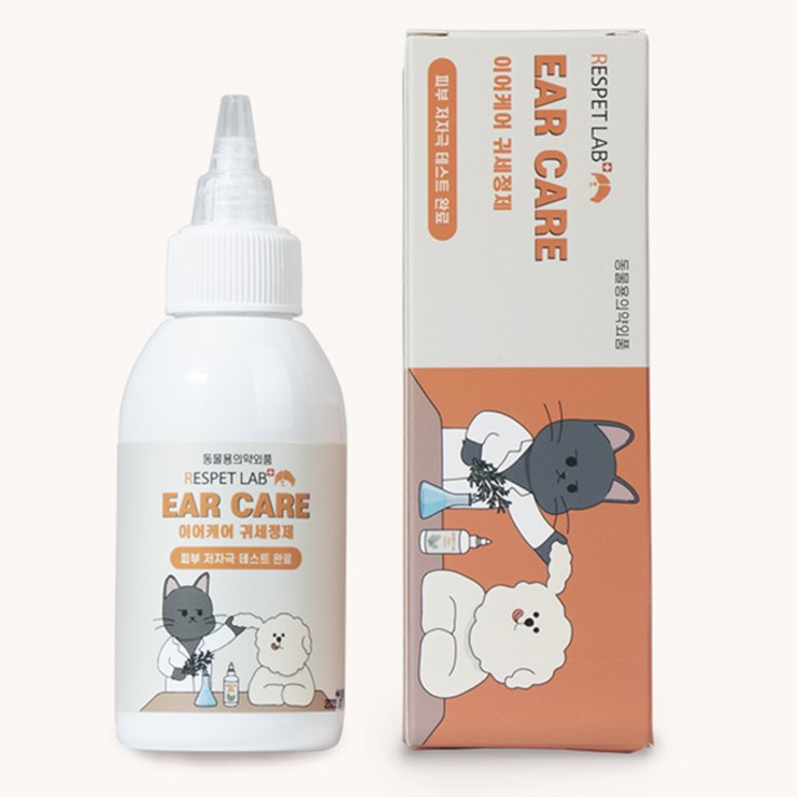 리스펫 반려동물 편백수 이어케어 저자극 귀세정제, 120ml, 1개 리스펫 반려동물 편백수 이어케어 저자극 귀세정제, 120ml, 1개