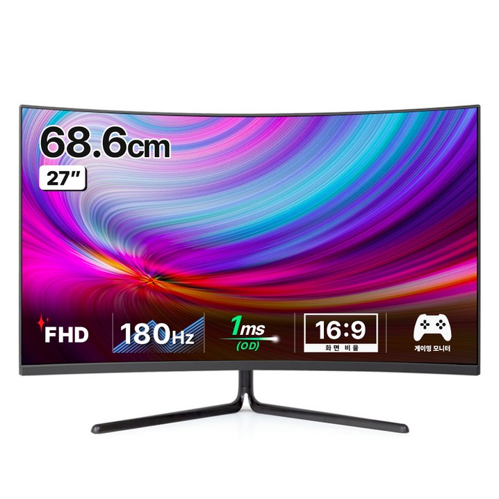 한성컴퓨터 FHD 1500R 리얼 180 게이밍 모니터 한성컴퓨터 FHD 1500R 리얼 180 게이밍 모니터
