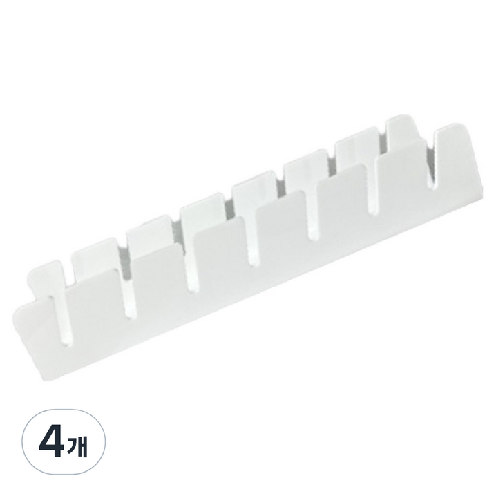 아크릴 모자 정리대, 화이트, 4개